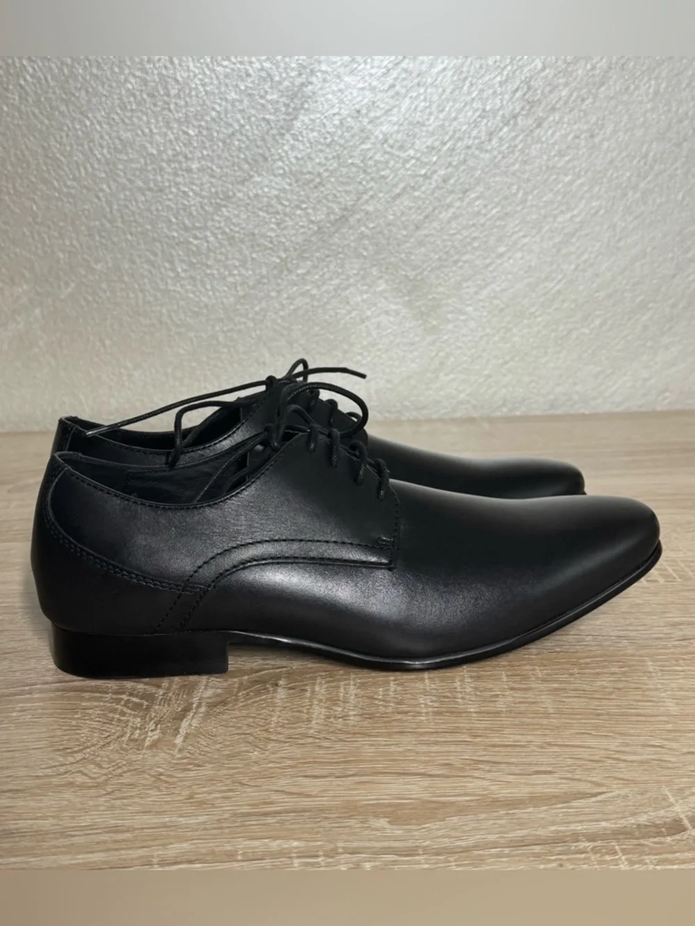 Reading - Regal Boys size EU 36 US 4 Dress Black Leather Lace Oxford Shoe